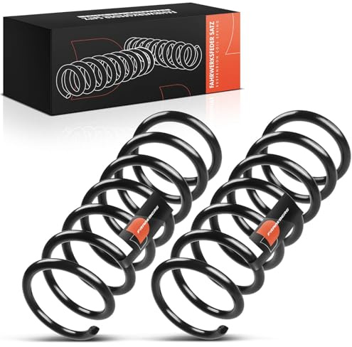 Frankberg 2x Muelles de chasis Muelles de suspensión Compatible con V50 545 1.8 1.6 1.8 FlexFuel 1.6 D 2.0 D 2.4 2.0 D3 D4 D5 2004-2012 Replace# 30666221,RA6691