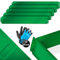 KESSER® Rasenkante Beeteinfassung Beetumrandung + Handschuhe 50m 100x18cm Beetbegrenzung Rasenbleche Mähkante Metall Palisade Grün