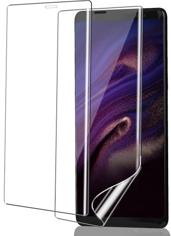 ICESPRING für Panzerglas für Samsung Galaxy Note 8 Schutzfolie, 2 Stück Weich TPU Kratzfest Panzerfolie für Samsung Note 8 Folie, Fingerabdruck-ID Schutzglas für Galaxy Note 8 Panzer Schutz Glas