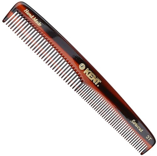 Kent Hair Comb for Fine to Medium Hair A 3T – Handmade Classic Comb for Smoothing, Detangling & Styling on Wet or Dry Hair