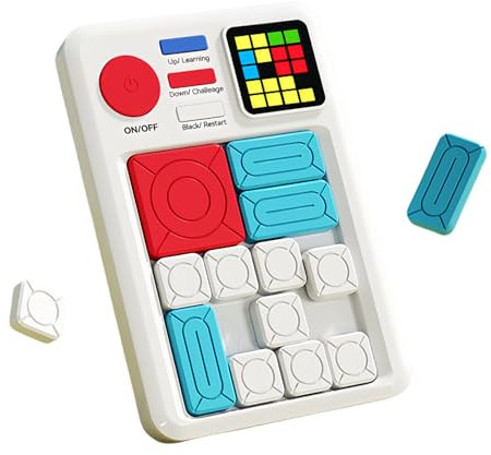 CZT Intelligent Slide Klotski Block Puzzle Machine 532 Game Levels Parent-child Brain Training Logical Thinking Maze Toys for Kids/teens Boys/Girls Gifts Indoor/outdoor/travel Escape Jigsaw