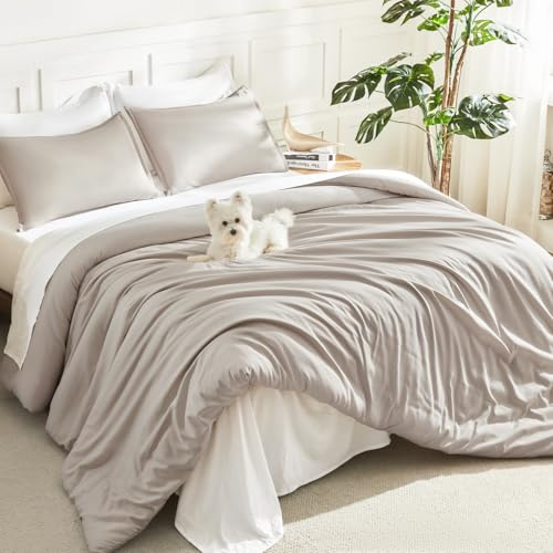 Litanika Super King Comforter Set, 3 Pcs Lightweight Bedding Set