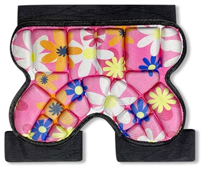 Children's Protective Padded Shorts, Impact Protection Shorts, Kid Skating Protective Butt Pad Snowboard Impact Short Pants for Ski, Hip Butt Protector Pads for Snowboard,Skate,Ski,Skateboard (Pink)