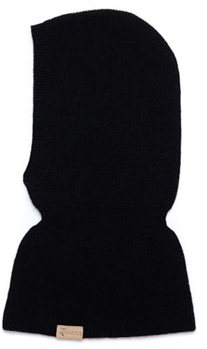 KNITAS Gorro de una Sola Capa Tejido en Lana Merina y Cachemira (-5+10°C) para niños pequeños I Pasamontañas súper Suave I Gorro de Primavera, otoño para niños en Beige, Rosa, Gris, Fucsia y Negro