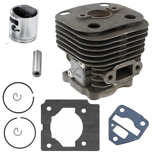 34mm Cylinder Piston Kit Compatible with Husqvarna 525BX Leaf Blower 588 09 82-01