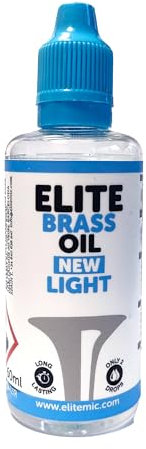 Elite Brass Oil New Light 60 ml – Öl für Blasinstrumente – Trompete, Posaune, Flügelhorn, Horn, Tuba
