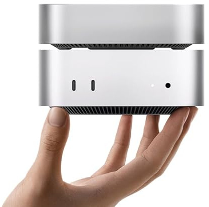 ORICO MiniMate 2TB Externe SSD für Mac mini M4 2024, NVMe Thunderbolt (USB-C), USB4, 2×40Gbps USB-C Kabel, Plug-and-Play für macOS/Windows/Linux - M4Pro