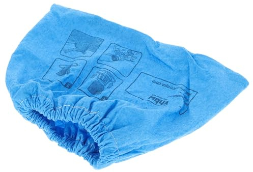vhbw Filtre textile compatible avec Parkside PWD 12 A1, 20 A1 aspirateur sec et humide - Sac filtrant, lavable bleu