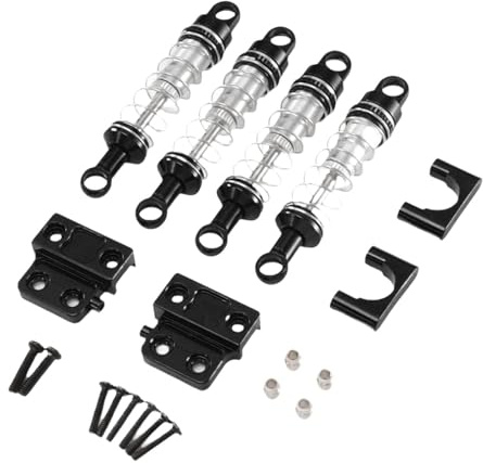 TAIZhiChen d'amortisseurs pour voiture télécommandée 1/12, pièces de rechange pour voiture télécommandée, support d'amortisseur pour MN82, 82S, Noir