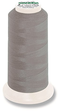 Madeira M9128-8111 Polyester Overlock Thread, 8111 Grey, 2500 m