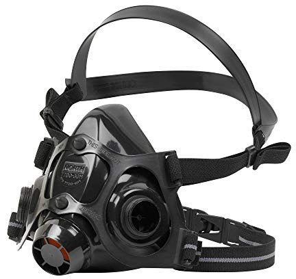 Honeywell North 7700 Series Niosh-Approved Half Mask Silicone Respirator, Small (770030S)