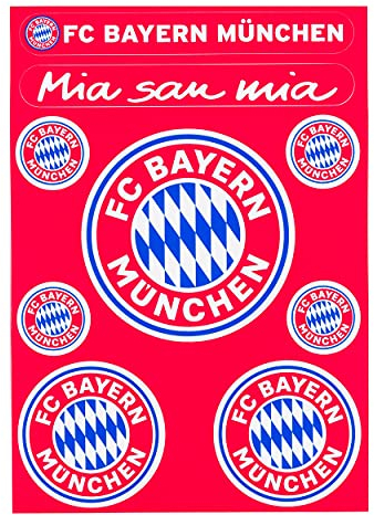 FC Bayern Aufkleber Karte Logo