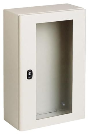 Schneider NSYS3D8625 x Spacial S3D Porte Pleine sans Plaque de Montage H800 x 600 x T250.IP66 IK10 RAL7035 Blanc