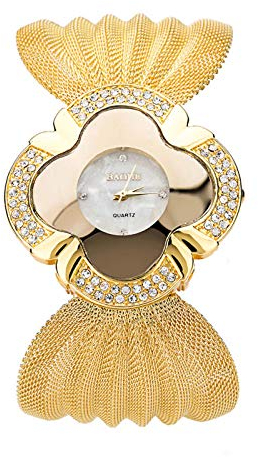 Armbanduhr Damen Uhren Schmuck Quarzuhr Analog Edelstahlarmband Muttertagsgeschenk Geburtstagsgeschenk Mode Luxus Armbanduhr Bright Diamond Butterfly Mesh Gürtel Damen Quarzuhr