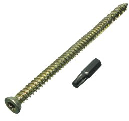 One Stop DIY Lot de 20 vis pour cadre de porte et fenêtre avec embouts Torx 7,5 mm 52 mm