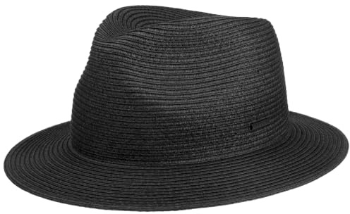 Stetson Dawson Toyo Traveller Hat UV Protection Unisex Summer Black