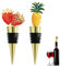 Wine Bottle Stoppers, 2PCS Reusable Wine Stopper Prosecco Stopper Leak Proof Champagne Stopper for Keep Wine Fresh (Gold)