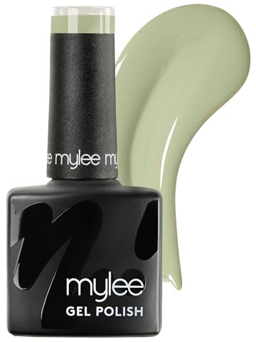 Mylee Smalto Gel Semipermanente 8ml [Matcha Latte] - UV/LED Nail Art Manicure Pedicure, Lunga Durata, per Uso Professionale e Domestico [Green Range] - Vegan & Cruelty Free