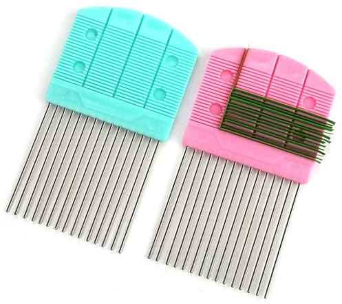 Beavorty Herramienta Grande para Filigrana de Papel Rosa, Peine para Tablero de Quilling Plástico Duradero, Herramienta de Peine para Enrollar Papel Portátil para Manualidades y Artesanía