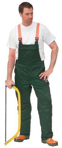 Unbekannt Schnittschutzhose für Forstarbeiten - Latzhose mit Schnittschutzeinlage nach EN 381 Klasse 1, 27