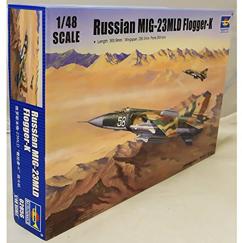 Trumpeter 02856 – modellbyggnad rysk MIG-23MLD Flogger-K