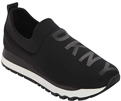 DKNY Femme Jadyn Slip on Jogger Sneaker Basket, Black, 41 EU