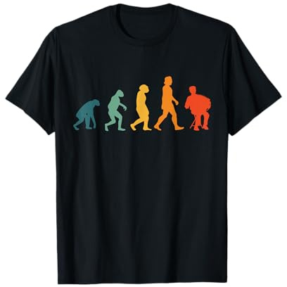Accordéon Évolution Rétro Vintage Accordéoniste T-Shirt