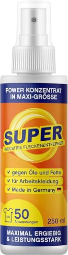 ACE Super Industriell fläckborttagare – koncentrat mot olja och fett – fläckborttagare för kläder – 0,25 liter (50 användningar)