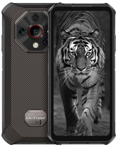 Ulefone Armor X16 Movil Resistente 2025, Android 15 Smartphone 12GB+128GB/SD-2TB 10360mAh Teléfono Movil Flashlight, 6,56”, Cámara 48MP+16MP+20MP, 3-Slots/Face ID/Fingerprint/GPS/OTG/NFC Negro