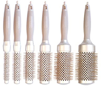 OATIPHO Pettine Arricciacapelli Alluminio per Salon e Domestico Combinazione Funzioni per Styling e Districamento