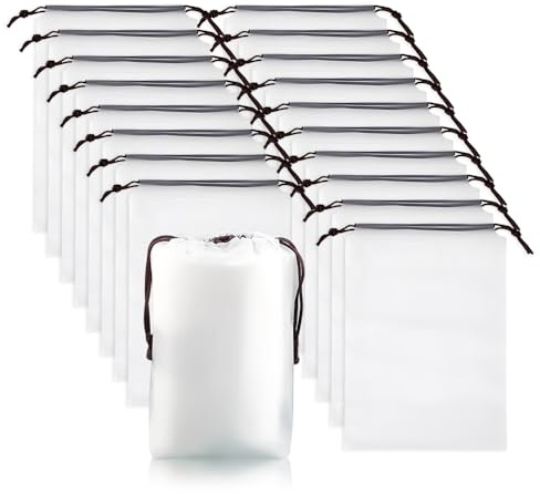 HMCEY 30 Pezzi Buste per Scarpe da Viaggio 30 X 40 cm,Sacchetti per Scarpe per Armadio,Sacchetto Porta Scarpes Impermeabile,Shoe Bags For Travel,Borsa Portascarpe da Viaggio,Sacchetti per Calzature