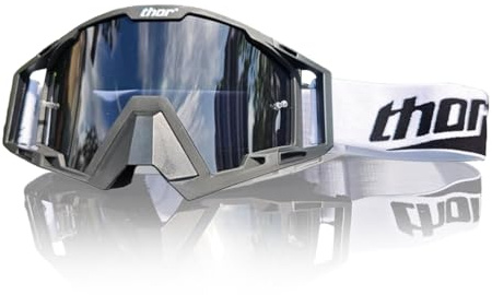 OLYSPM Occhiali Moto,Occhiali Motocross Anti-UV per Uomo Donna con Protezione Nasale per Ciclismo,Sci,Arrampicata