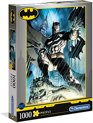 Clementoni 39576 Batman – Puzzle 1000 Teile, buntes Geschicklichkeitsspiel für die ganze Familie, Erwachsenenpuzzle ab 9 Jahren