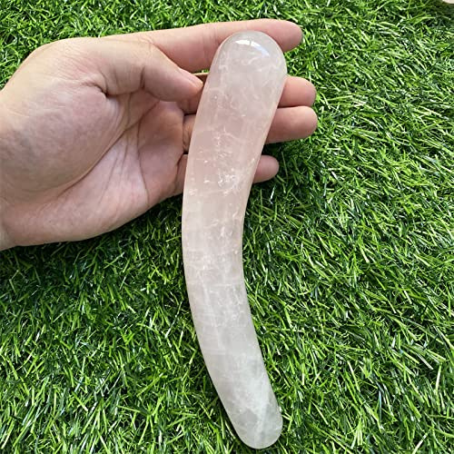 Varitas Yoni De Cuarzo Rosa Natural De Buena Calidad, 1 Unidad, Artesanías De Piedras Preciosas, Varita De Placer, Masaje De Manos Corporales, Adorno De Piedra Mágica De Madera, Regalos,1 PC