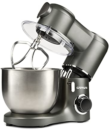Attribute name: G3 Ferrari G20149 Küchenmaschine Pastaio, 1800 Watt (max), 7 Liter Fassungsvermögen, 6 Geschwindigkeiten, Edelstahlbehälter, Inklusive Zubehör, Anthrazitgrau