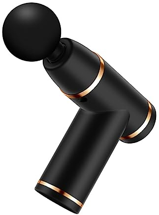 SOLUSTRE Elektrisches Muskelentspannungsgerät Wiederaufladbarer Tiegewebemassager Mit Massageköpfen Für Fitness Und Alltag