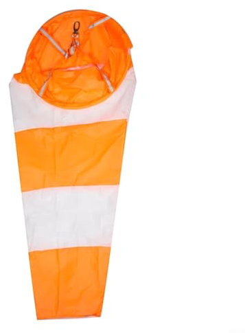 1 m Langer Flughafen Windsack für den Außenbereich mit Reflektierender Gürteltülle Windrichtungsmessung Socktasche