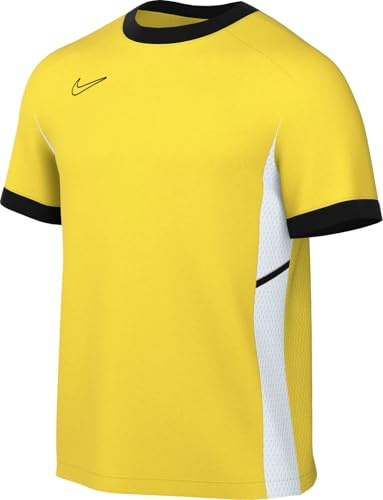 Nike Academy 25 Haut De Foot À Manches Courtes Dri-Fit pour Homme, Tour Yellow/Black/White/Black, FZ9754-719, XL