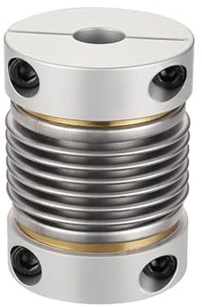 1 styck ytterdiameter 40 mm, längd 55 mm, flexibel bälgkoppling av aluminiumlegering, lämplig för CNC-verktygsmaskiner