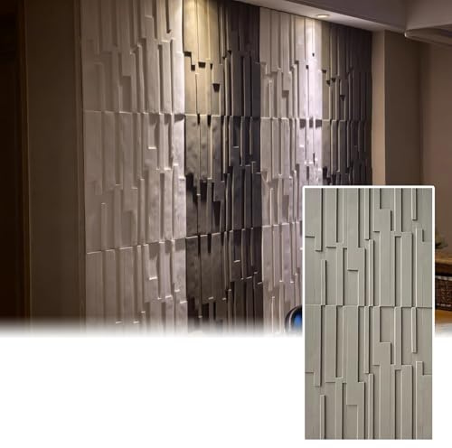 3D-räfflade strukturerade väggpaneler – dekorativ lamellväggbeklädnad för hemkonst, TV-bakgrund, vardagsrum, Wainscoting, elegant väggtäckning, modern inredning