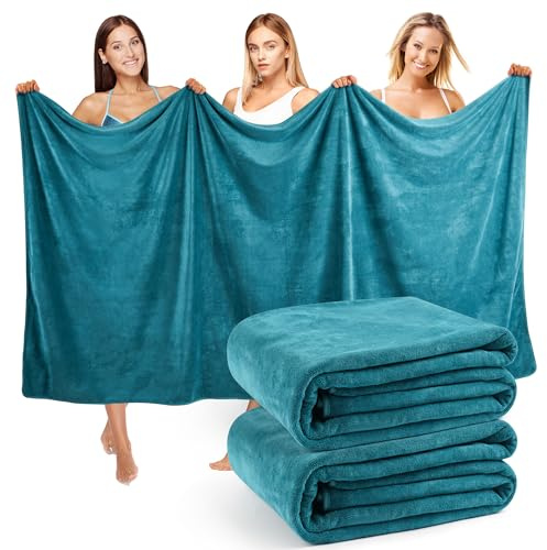 2 Unidades Toalla Baño XXL 100x200 cm - 420 g/m²