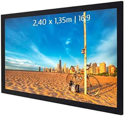 Ecran de Projection sur Cadre 2,40 x 1,35m - Format 16:9