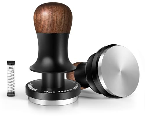 MHW-3BOMBER 54 mm 2.0 espresso bryggare med fjäderbelastad kalibrerad tamper 15 kg: T6183T-OS