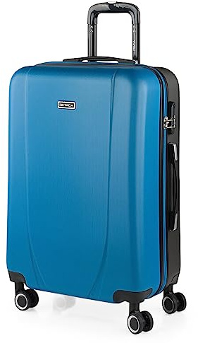 Maleta Mediana con 4 Ruedas Giratorias para Viajes Largos Tipo Trolley Idea