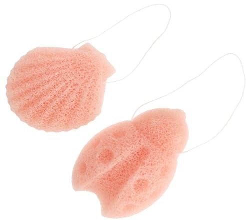 NIYANGLE 2pièces Éponge De Nettoyage Visage Éponges Démaquillantes Douces Pour Maquillage Et Nettoyage De Peau Idéales Pour Voyage Et Usage Quotidien