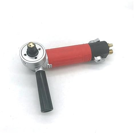 Pulidora húmeda, Herramientas neumáticas, pulidor de aire húmedo de escape lateral, amoladora angular de aire y agua, lijadora húmeda for granito, mármol, cuarzo, piedra(Nero)