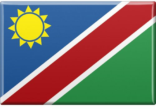 Kühlschrankmagnet - Länderflagge Namibia - Gr.ca. 8x5,5 cm - 38090 - Magnet