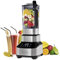 TM Electron TMPBA014 batidora de vaso profesional, 1600W y 18000 RPM, jarra de 1,8L fabricada en TRITAN, cuerpo de acero inoxidable, pantalla digital táctil y triple sistema de seguridad.