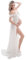 FEOYA-Femmes Enceintes Robe Dames Epaules Denudees Maternite Maxi Robes Photo Shoot Accessoires Photographie Vetements Robe de Soiree Robes de Mariee Robe sans Bretelles,M,Blanc