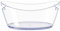 OUKEYI OUKEYI-100894 Grand seau à glace en acrylique transparent de qualité alimentaire pour fête, bar, champagne, bière, vin pétillant, cocktails, 16,9, transparent